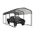 BlueWish 10'x15' Heavy Duty Carport, Outdoor Carport with Galvanized Steel Frame & Roof, Weather-Resistant Carports Garage Shelter with Innovative Assembly Structure, for Car, Boat, Truck, Gray