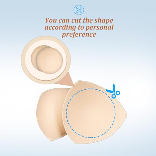 Image of URSMART Bra Pads Inserts, Bra Cups Inserts,Removable Breathable Push up Bra Inserts for Sports Bra or Bikini Tops