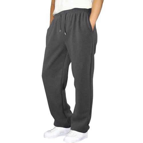 Jogginghose für Jungen Bequeme Sweatpants Loose Fit mit weitem Bein Freizeithose mit Kordelzug & Taschen Lässig Lockere Elastische Sporthose Baumwolle Weich Jogging Hose für Kinder Teenager 4-16 Jahre Jogginghose für Jungen Bequeme Sweatpants Loose Fit mit weitem Bein Freizeithose mit Kordelzug & Taschen Lässig Lockere Elastische Sporthose Baumwolle Weich Jogging Hose für Kinder Teenager 4-16 Jahre