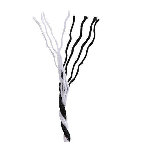 Image of jijAcraft Black and White Twine String, 656 Feet Christmas Bakers String, 2MM Heavy Duty Packing Twine for DIY Crafts, Christmas Decoration, Gift Wrapping, Craft Wrapping