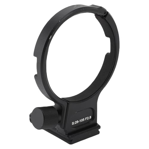 Collar de soporte para trípode de objetivo de aluminio con zapata integrada 3