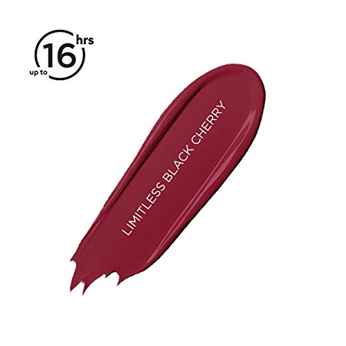 Image of REVLON Colorstay Overtime Lipcolor, Long-wearing, Shiny Lip color, Kiss proof & Smudge Proof. 99% Moisturizing ingredients, Limitless Black Cherry - (500)