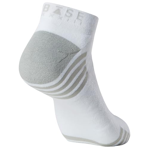 Image of Base 33 Low Rise Sport Socks - Athletic Socks with Compression Arch Band Support, Breathable Venting, for Running, Exercise,