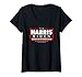 Femme Joe Biden Sucks ~ Administration Harris anti-biden T-Shirt avec Col en V