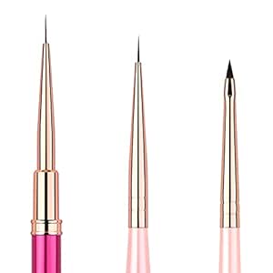 Amazon com Eptbsdu Nail Art Brushes Set 3PC Mini Nail Art Design