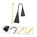BESPORTBLE 1Set Agogo Bell Traditional Two Tone Percussion Instrument with Mallet Durable Material for Beginners Professionals