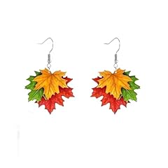 A2:Maple Leaf Dangl Earrings
