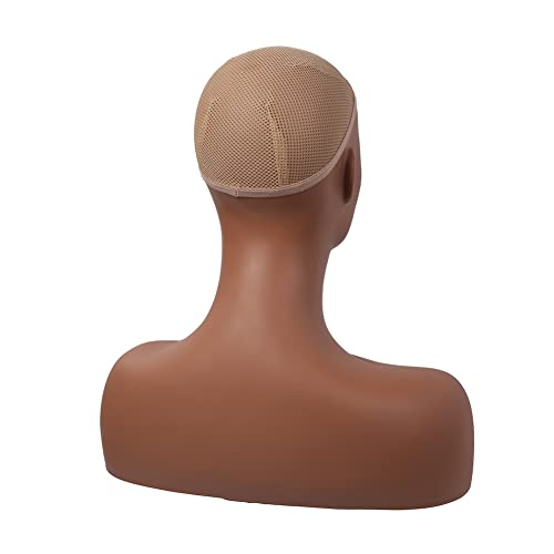 L7 MANNEQUIN 2PCS European American Model Head Display Props Mannequin Head with Shoulders Bust