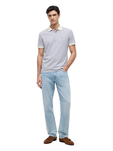Image of Tommy Hilfiger Mens Short Sleeve Casual Polo Shirts in Regular Fit with Liquid Cotton