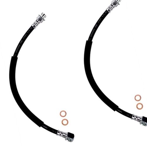 RongJYAutoParts Front Brake Hoses Kit for Jeep CJ5, CJ7 1977 4.2L l6, for Jeep CJ5 1977 4.6L l6, Automotive Replacement Parts