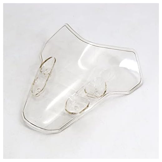 Spoiler Motorcykel tillbehör passar for Yamaha MT07 MT-07 MT 07 2021 Windscreen Windshield Deflectors Wind Shield Screen Protector Parts (Color : Transparent)