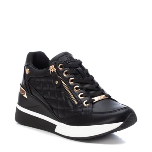 Baskets beige décontractées confortables à semelle compensée 6cm XTI - 2