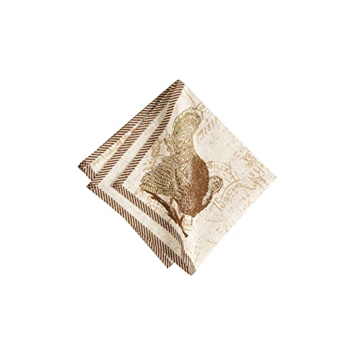 Set de 6 Servilletas de Tela C&F Home Marrón miniatura 1