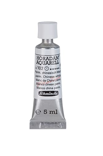 Schmincke, HORADAM® AQUARELL, finest artists' watercolours, Permanent Chinese White, 5 ml, 102 permanent Chinese white