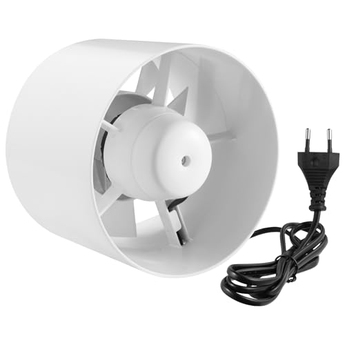 wowspeed Ventilador de tubo de 150 mm, 320 m³/h, 35 dB, silencioso, alta calidad, ventilador de tubo de 150 mm, para baño, inodoro, cocina, invernadero, tienda de campaña, garaje