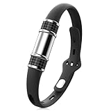 [Mlistry] 静電気除去 ブレスレット【2025年全新升級·除静電が新次元へ導く】 静電気防止グッズ 炭素繊維 強化 静電気軽減 バングル 静電気対策 おしゃれ シリコン 軽量 スポーツ 防水 防汗 秋冬乾燥季節対応 サイズ調整可能 男女兼用 (ダークグレー)
