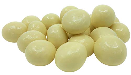 White Chocolate Covered Macadamia Nuts By Its Delish, 3 Lbs Bulk, White Milk Chocolate Coated Macadamia Nuts, Kosher Dairy #TOP21