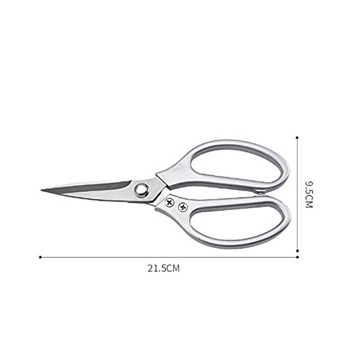 Nożyczki do sałatek Nożyczki, Heavy Duty Kitchen Professional Sharp, metalowa stal nierdzewna, do rękodzieła szkolnego, rozmiar: 21,5 * 9,5 cm