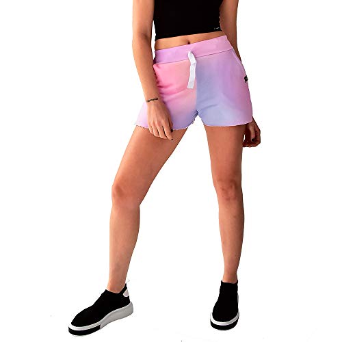 Shorts Moletom Brohood Tie Dye Claro P
