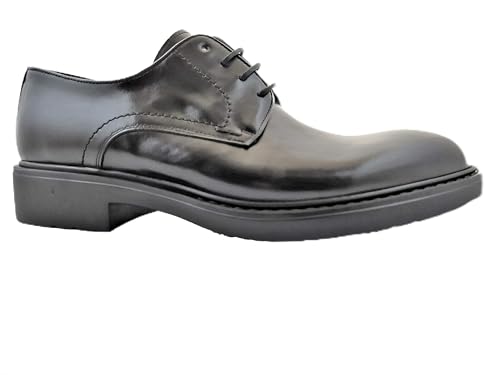 Zapatos Derby de hombre negros idóneos para reuniones de oficina