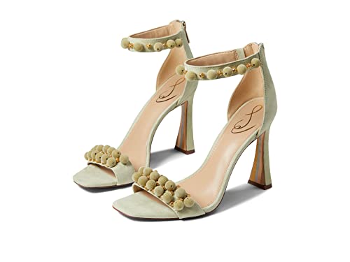 Image of Sam Edelman Haydee Fashion Slip On Open Toe Heeled Slides Sandals