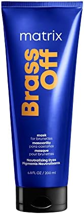 Matrix Brass Off Color Depositing Neutralization Hair Mask| For Color Treated Hair, Neutralizes Orange Tones, Color Depositing, Packaging May Vary, 6.8 Fl. Oz