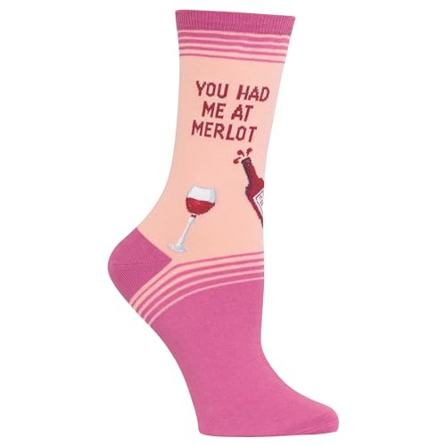 Image of Hot Sox Women's Novelty Geometric Pattern Crew