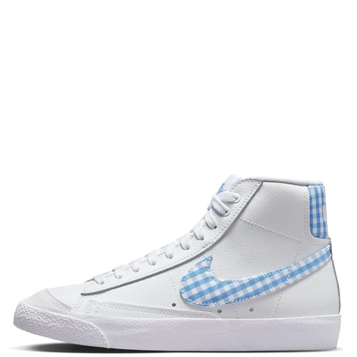 NIKE Femme W Blazer Mid '77 EWT Sneaker, White/University Blue, 40.5 EU