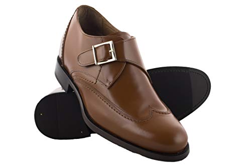 Zerimar Zapatos con Alzas Hombre| Zapatos de Hombre con Alzas Que Aumentan su Altura + 7 cm| Zapatos con Alzas para Hombres | Zapatos Hombre Vestir | Fabricados en España