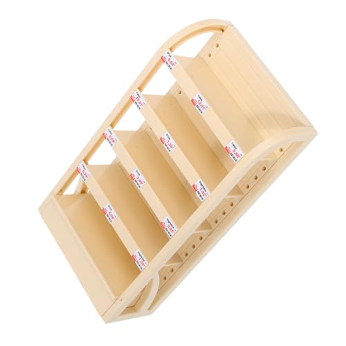Toddmomy Mini Estantería de Supermercado Miniatura para Casa de Muñecas Estante Multiusos con Múltiples Accesorio de Cocina y Almacenamiento para Imaginativo Infantil