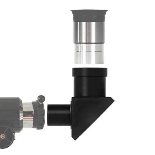 Mirror, 1.25 inch Telescope, 90 Degree Diagonal, 90 Degree Viewing Angle, with Fully Coated Lenses, for Celestial and Terrestrial Observation