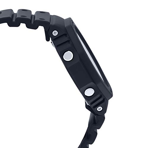 ساعة كاسيو بعرض انالوج-رقمي ومينا سوداء للرجال - GA-2100-1A1DR (G987), أسود