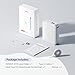 NIIMBOT D110 Upgraded Version Mini Label Maker Machine with Tape, Portable Bluetooth Thermal Printer, Sticker Labeler with Multiple Templates for Office Organization Home Kitchen School, White