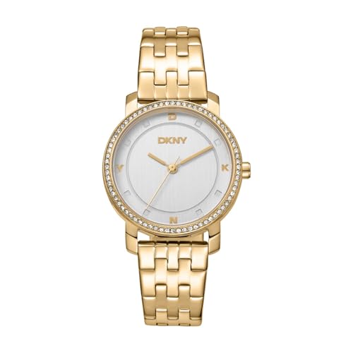 Consejos para Comprar Reloj Donna Karan , listamos los 10 mejores. 41 DKNY Reloj con Correa de Acero inoxidable Dorado para Mujer