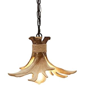 Mini Antler Pendant Lighting Small Farmhouse Hanging Pendant