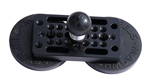 Axion Magwheels™ Heavy Duty Dual Magnetic Camera Mount W/Non-Slip Anti-Scratch Rubber Coating For Dslr & Other Cameras #TOP2
