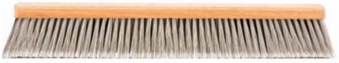 Magnolia 3724-FXY 24" Black Plastic FlexSweep Floor Brush with Handle