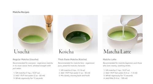 Té Matcha Hatsu 40g Pack de 3 de sabor ligero miniatura 6