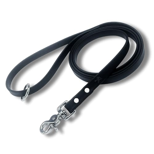 Gummy K9 Biothane Dog Leash, Professional Training Lead, Stainless Steel, New Advanced Safety Clasp...