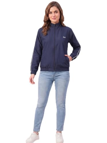 Image of Women Lightweight Jacket | Solid Casual Windcheater With 2 Pockets
