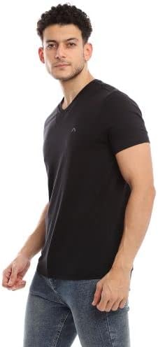 Premium Classic Men’s V-Neck T-Shirt | Ultra Soft, Breathable Cotton Modal Stretch Mens T-Shirt | Tag Free (Made in Egypt) - Image 7