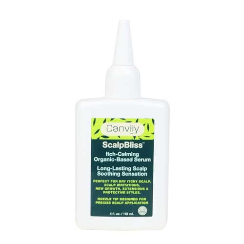 Canviiy ScalpBliss Itch-Calming Serum, Long-Lasting Soothing Scalp Moisturizer for Dry itchy Scalp, Enriched with Aloe Vera, Witch Hazel, Manuka Honey and Peppermint Oil (Organic Based)