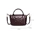 Fashion Colorblock Crossbody Bags for Women, Mini Shoulder Handbags Top Handle Square Purses with Adjustable Strap (Green)