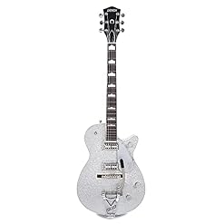 Gretsch G6129T-89 Vintage Select ’89 Sparkle Jet Bigsby Silver Sparkle – Guitare Électrique Personnalisée - Les Beatles, Paul McCartney, John Lennon, RIngo Starr, George Harrison Gretsch G6129T-89 Vintage Select '89 Sparkle Jet Bigsby Silver Sparkle - Guitare Électrique Personnalisée – Image 4