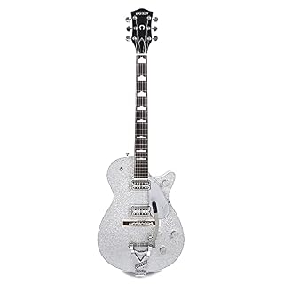 Gretsch G6129T-89 Vintage Select ’89 Sparkle Jet Bigsby Silver Sparkle – Guitare Électrique Personnalisée - Les Beatles, Paul McCartney, John Lennon, RIngo Starr, George Harrison Gretsch G6129T-89 Vintage Select '89 Sparkle Jet Bigsby Silver Sparkle - Guitare Électrique Personnalisée – Image 4