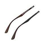 hengfento2 Branches de rechange pour lunettes Ray Ban RB8313 Sungalsses en fibre de carbone RB8313M, marron