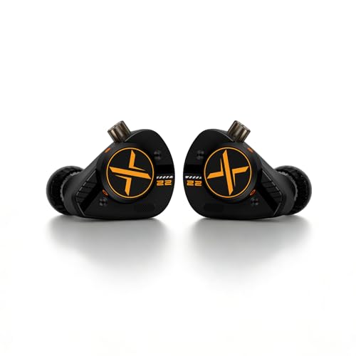 Image of Fanmusic ooopusX Op.22 Headphones Two Dynamic Two Balanced Armature Drivers in-Ear Monitors Adjustable Tuning Options (3.5mm Without mic)