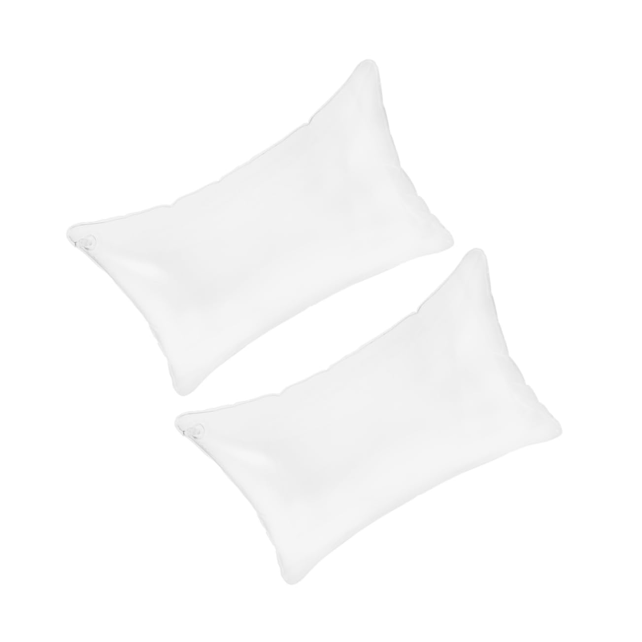 MAGICLULU 4 Set Cuscino Gonfiabile Cuscino Cuscino Portatile Cuscino Leggero Cuscino Da Viaggio Cuscineria Esterna Inserti Per Cuscini All'aperto Pvc Transparent 2 Pezzi * 4