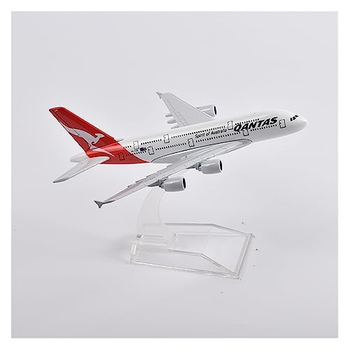 Modèle d'avion Qantas Boeing 747 en métal 16 cm pour collectionneurs
