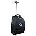 NFL Dallas Cowboys Expedition Wheeled Backpack, 19-inches, Black